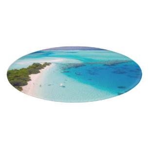 Tropischer Strand Namenschild