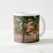 Tropischer Strand | Nationalpark Corcovado Jumbo-Tasse (Vorderseite Rechts)