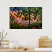 Tropischer Strand | Nationalpark Corcovado Poster (Küche)