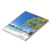 Tropischer Strand Notizblock (Rotiert)