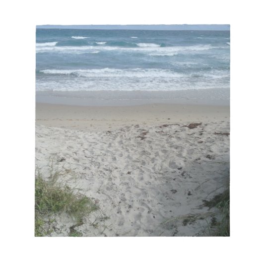 Tropischer Strand Notizblock (Vorderseite)