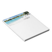 Tropischer Strand Notizblock (angewinkelt)