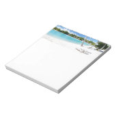 Tropischer Strand Notizblock (Rotiert)