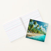 Tropischer Strand Notizblock (Innenseite)