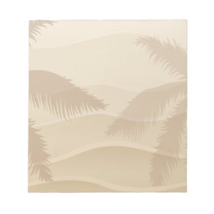 Tropischer Strand Notizblock