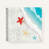 Tropischer Strand Notizblock (Vorderseite)