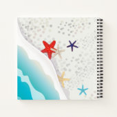 Tropischer Strand Notizblock (Rückseite)