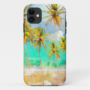 Tropischer Strand-Ozean kundenspezifischer iPhone 11 Hülle
