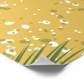 Tropischer Strand, Ozean mit Poster-Druck Poster (Ecke)