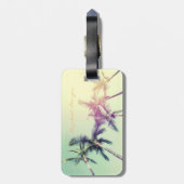 Tropischer Strand, Palmen - Personalisiert Gepäckanhänger (Rückseite vertikal)