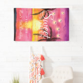 Tropischer Strand, Party des Bonbon-16 Banner (Insitu)