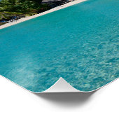Tropischer Strand Poster (Ecke)