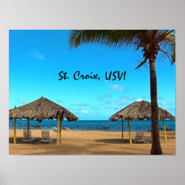 Tropischer Strand Poster