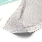 Tropischer Strand Poster (Ecke)