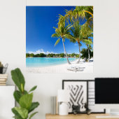 Tropischer Strand Poster (Heimbüro)