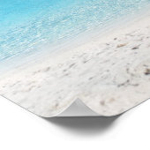 Tropischer Strand Poster (Ecke)