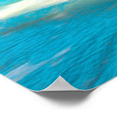 Tropischer Strand Poster (Ecke)