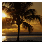 Tropischer Strand Poster (Vorderseite)