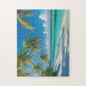 Tropischer Strand Puzzle (Vertikal)
