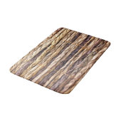 tropischer Strand rustikal geflochtene Korbweide Badematte (Schrägansicht)