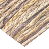 tropischer Strand rustikal geflochtene Korbweide Mittelgroßer Tischläufer (Ecke)