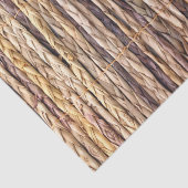 tropischer Strand rustikal geflochtene Korbweide Seidenpapier (Ausschnitt)