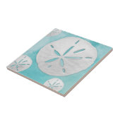 Tropischer Strand Sand Dollar Türkisches Wasser Fa Fliese (Seite)