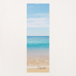 Tropischer Strand, Sand Personalisiert Yogamatte
