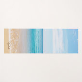 Tropischer Strand, Sand Personalisiert Yogamatte (Vorderseite (Horizontal))