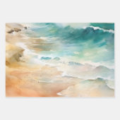Tropischer Strand Sand und Meer Geschenkpapier Set (Vorderseite 3)