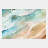 Tropischer Strand Sand und Meer Geschenkpapier Set (Vorderseite 2)