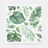 Tropischer Strand Serviette (Vorderseite)