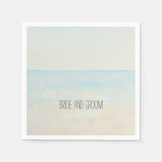 Tropischer Strand Serviette (Vorderseite)