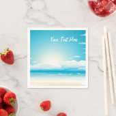 Tropischer Strand Serviette (Beispiel)