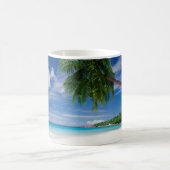 Tropischer Strand | Seychellen Kaffeetasse (Mittel)