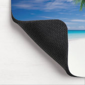 Tropischer Strand | Seychellen Mousepad (Ecke)