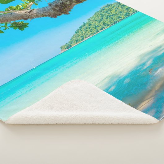 Tropischer Strand Sherpadecke (3/4)
