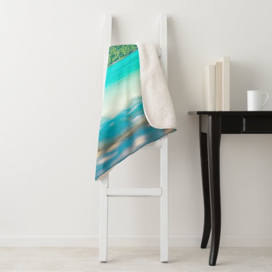 Tropischer Strand Sherpadecke (Beispiel)