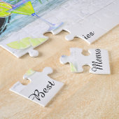 Tropischer Strand, Sommerferien | PERSONALISIERT Puzzle (Seite)