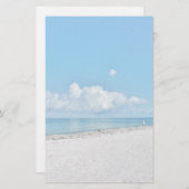 Tropischer Strand stationär Briefpapier (Vorne/Hinten)