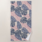 Tropischer Strand Strandtuch (Vorderseite)