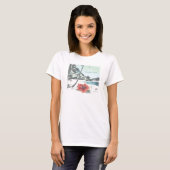 Tropischer Strand T-Shirt (Vorne ganz)