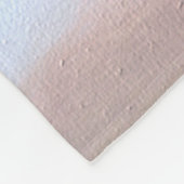 Tropischer Strand Türkis Blau Weiße Wasserfarbe Fleecedecke (Ecke)