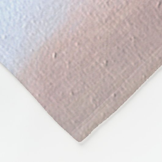 Tropischer Strand Türkis Blau Weiße Wasserfarbe Fleecedecke (Ecke)