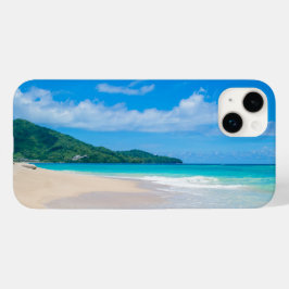 Tropischer Strand, türkisfarbenes Wasser, blauer H Case-Mate iPhone Hülle