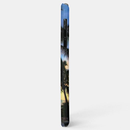 Tropischer Strand und Palmen Case-Mate iPhone Hülle (Hinten/Links)