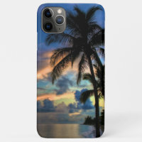 Tropischer Strand und Palmen