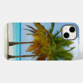 Tropischer Strand und Palmen Case-Mate iPhone Hülle (Rückseite (Horizontal))