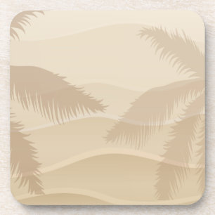 Tropischer Strand Untersetzer