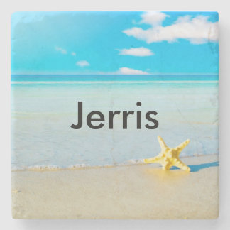 Tropischer Strand-Untersetzer besonders Steinuntersetzer